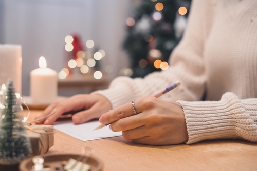 Writing holiday greetings for clients